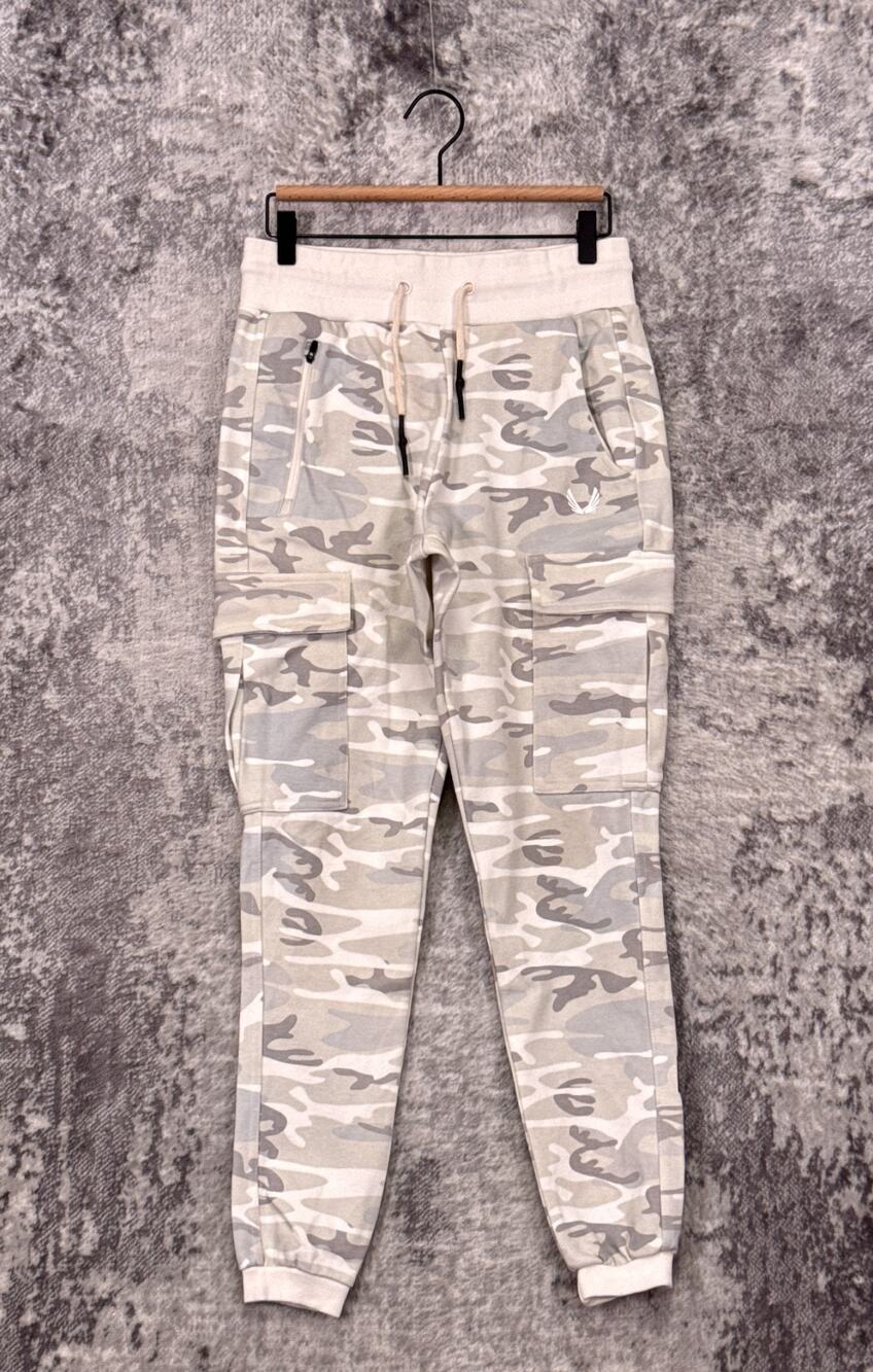 ASRV Pants Small Mens Knit Cargo Camo Jogger Sweatpants